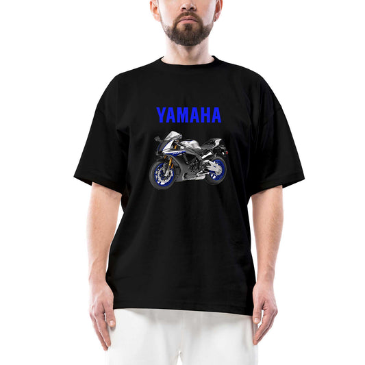 Yamaha Text R1M Oversize Siyah Tişört