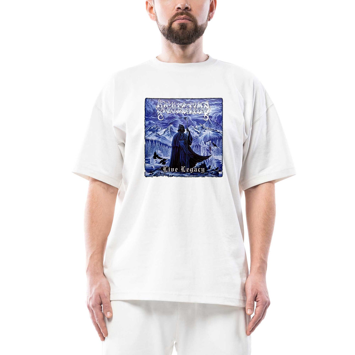 DissectIron Live Legacy Oversize Beyaz Tişört