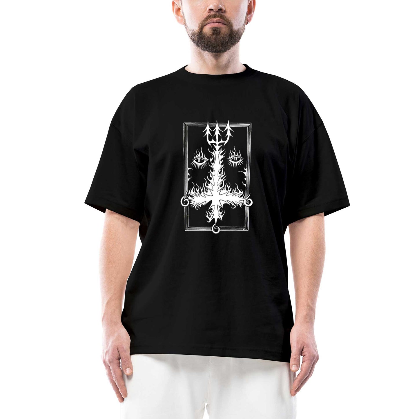 DissectIron The Past Is Alive Logo Oversize Siyah Tişört