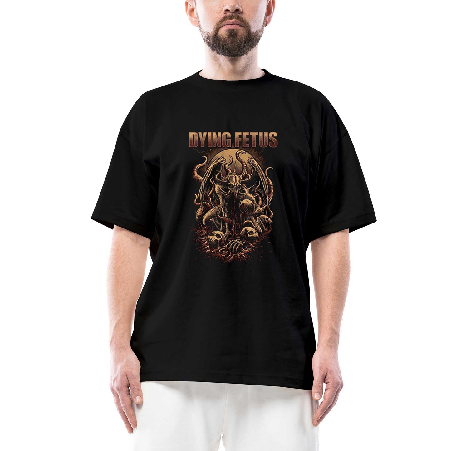 Dying Fetus Art Classic Oversize Siyah Tişört