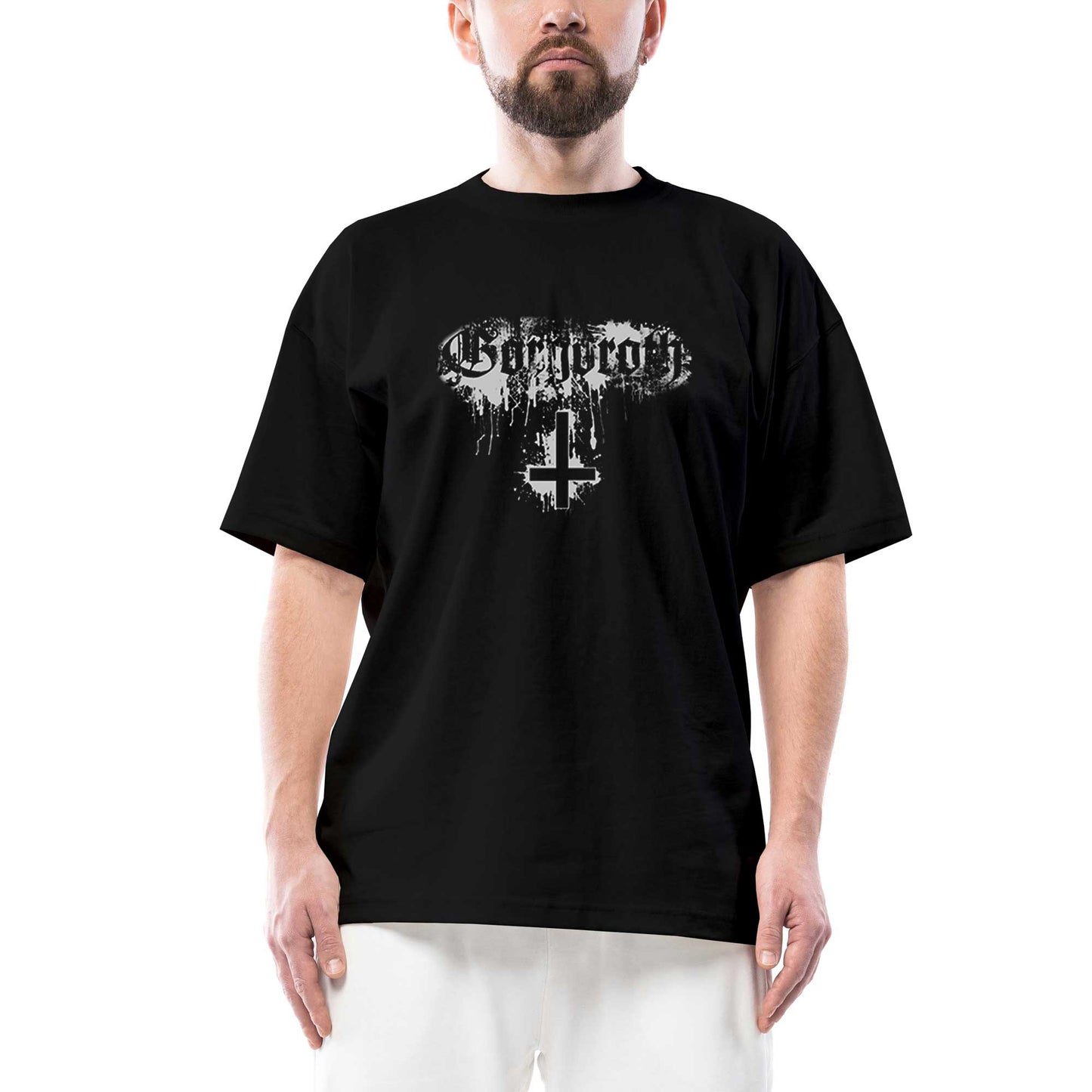 Gorgoroth Amblem Oversize Siyah Tişört