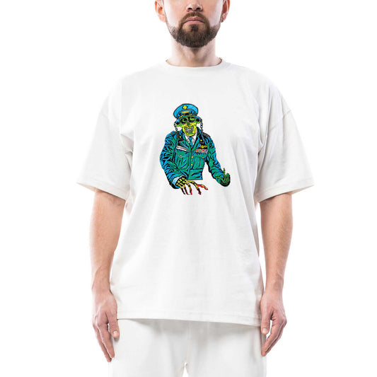 Megadeth Holy Wars Oversize Beyaz Tişört