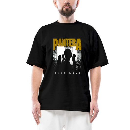 Pantera This Love Oversize Siyah Tişört