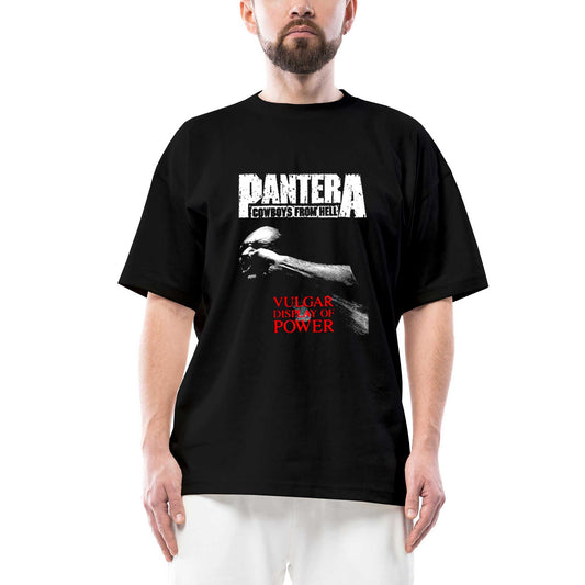 Pantera Vulgar Display Of Power Oversize Siyah Tişört