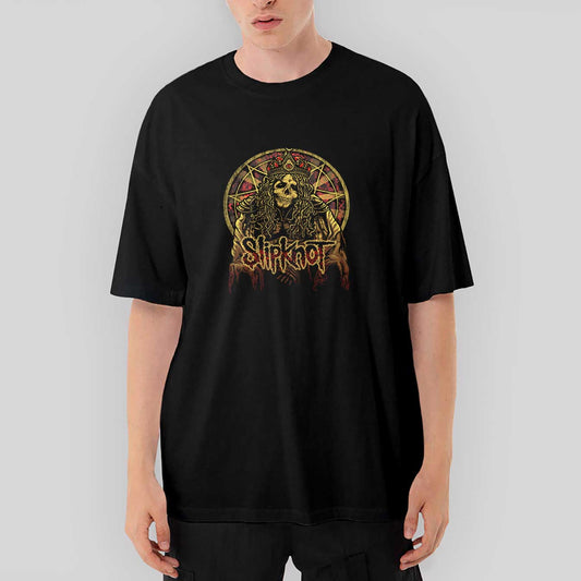 Slipknot King Oversize Siyah Tişört