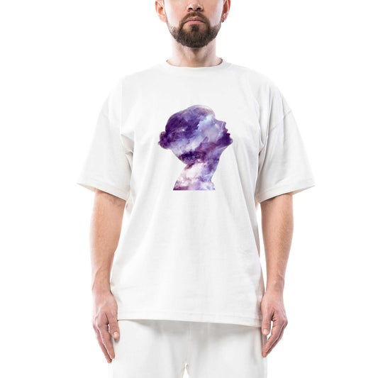 Taylor Swift Cosmos Oversize Beyaz Tişört