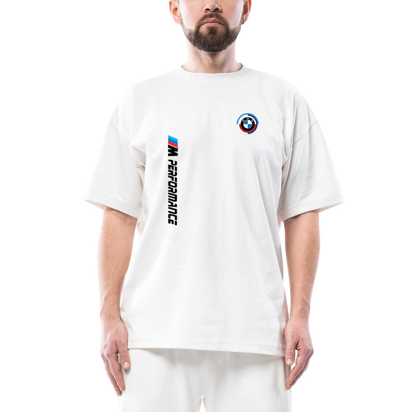 Bmw Performance Oversize Beyaz Tişört