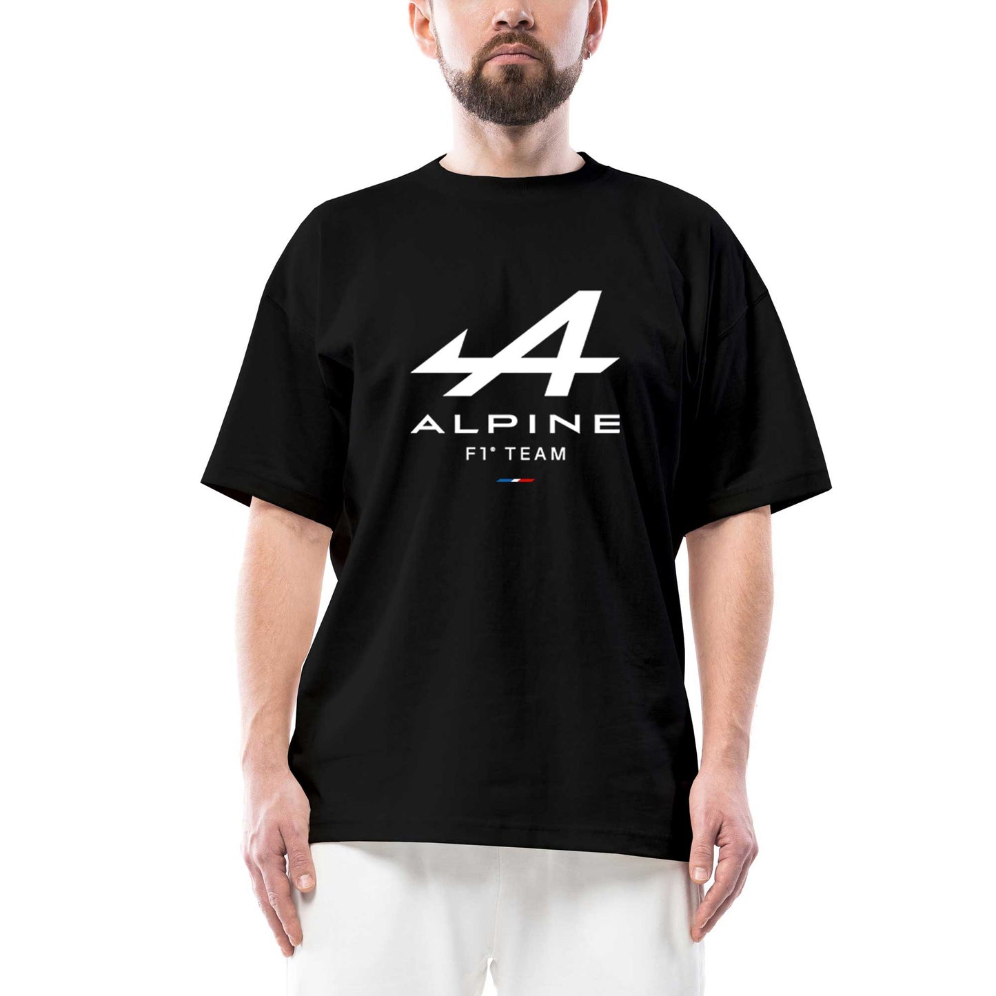 Alpine F1 Oversize Siyah Tişört