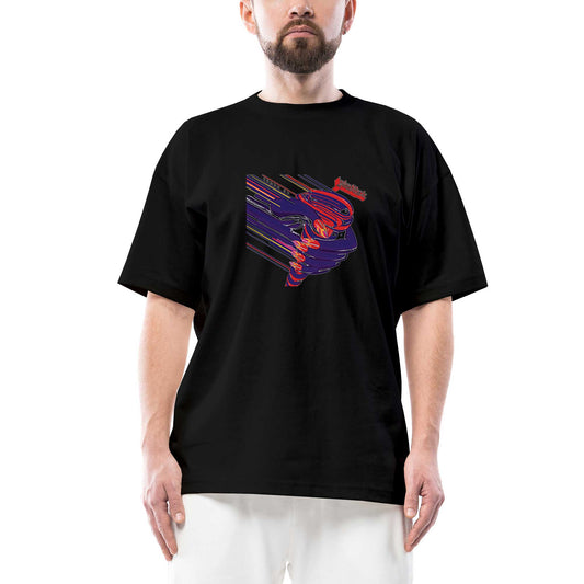 Judas Priest Turbo Oversize Siyah Tişört