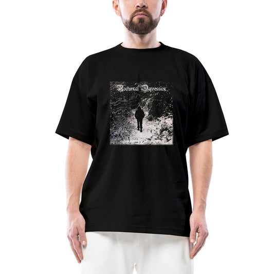 Nocturnal DepressIron Four Seasons Oversize Siyah Tişört