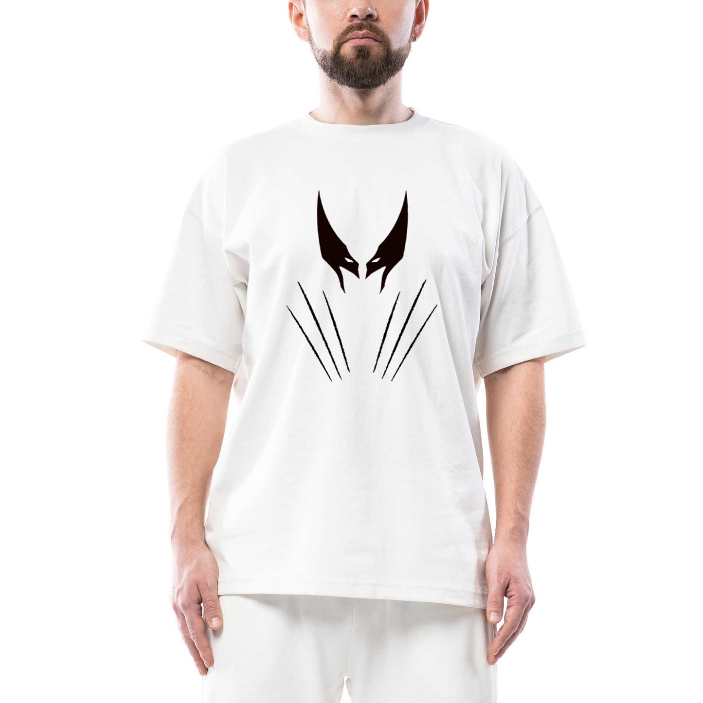 Wolverine X Men Oversize Beyaz Tişört