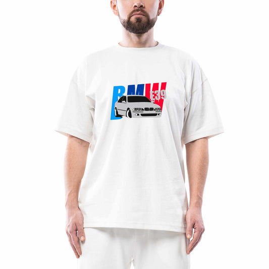 Bmw E39 Sport Oversize Beyaz Tişört