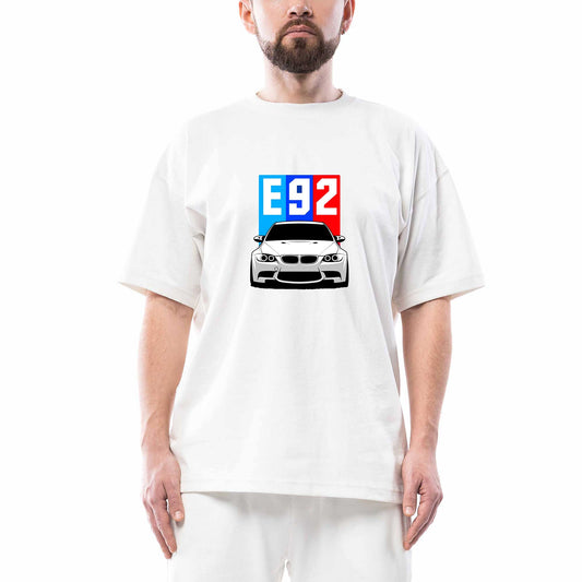 BMW E92 Oversize Beyaz Tişört