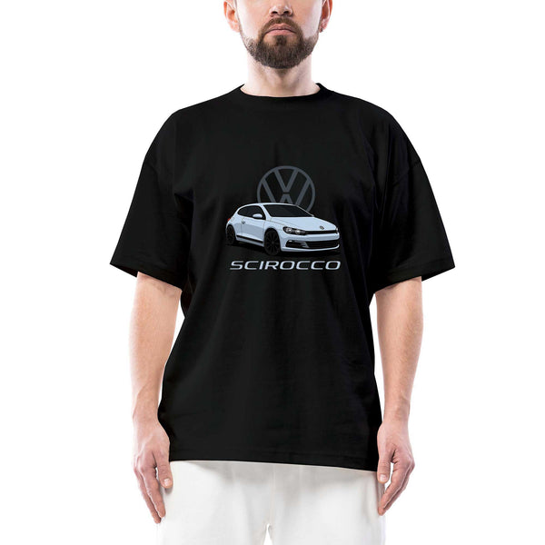 Volkswagen Scirocco Oversize Siyah Tişört