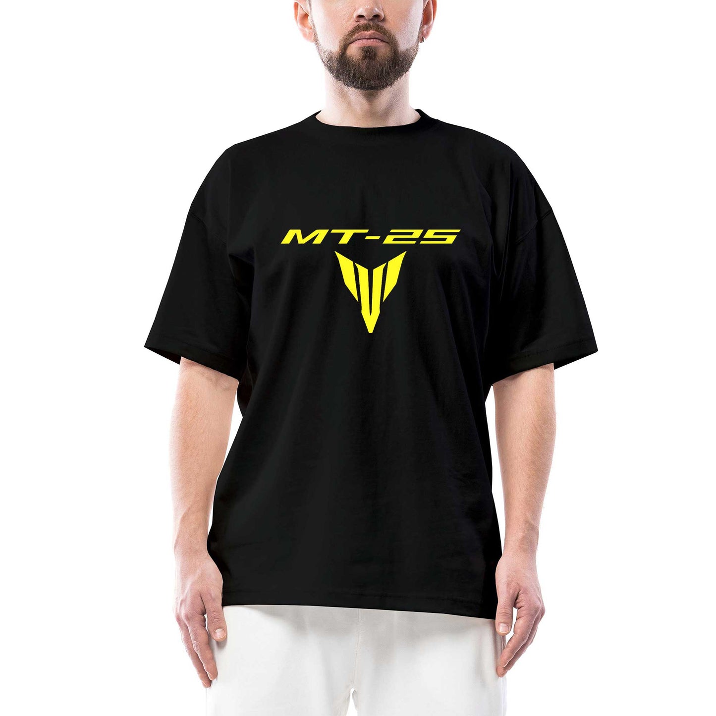 Yamaha MT 25 Logo Oversize Siyah Tişört