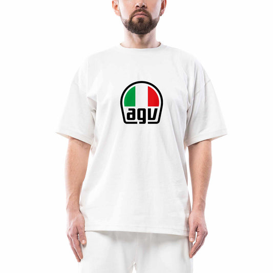 Agv Logo Oversize Tişört