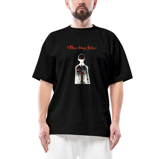 Three Days Grace Human Siyah Oversize Tişört