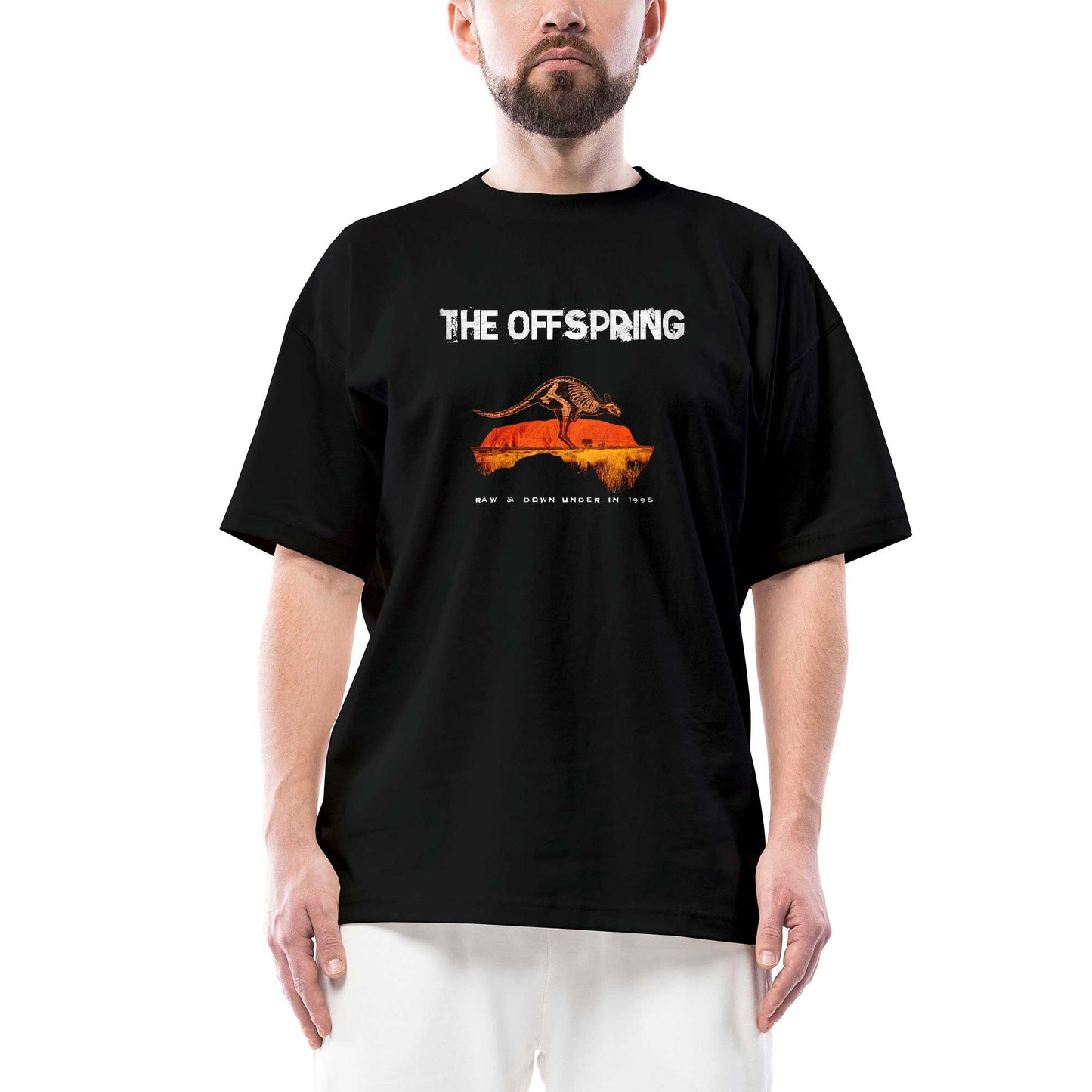 The Offspring Raw & Down Siyah Oversize Tişört