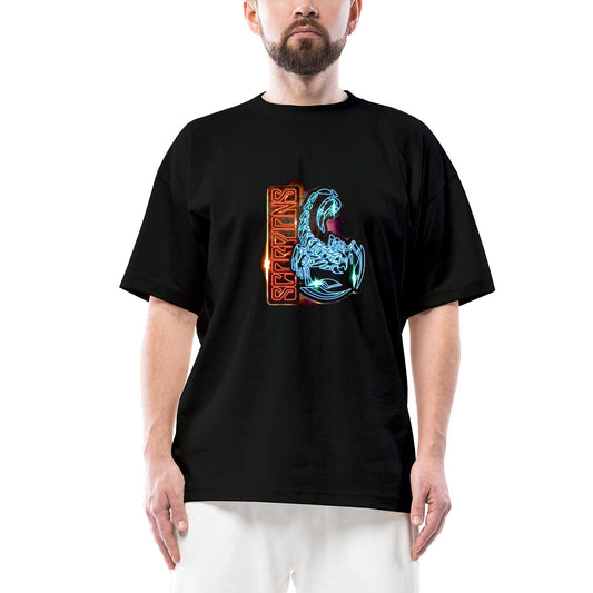 Scorpions Diamond Scorpion Siyah Oversize Tişört