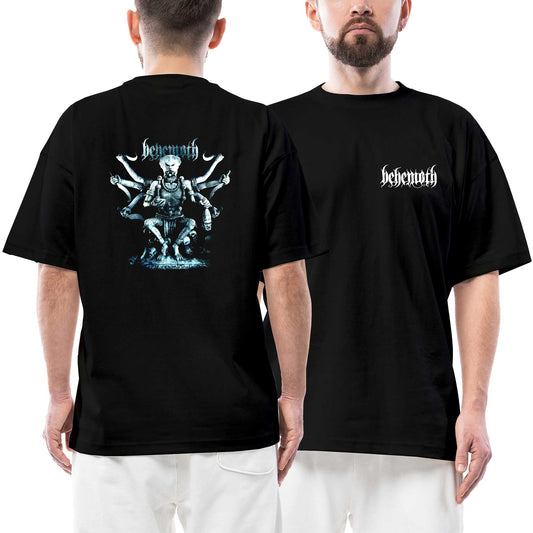 Behemoth The Apostasy Ön Arka Baskılı Siyah Oversize Tişört