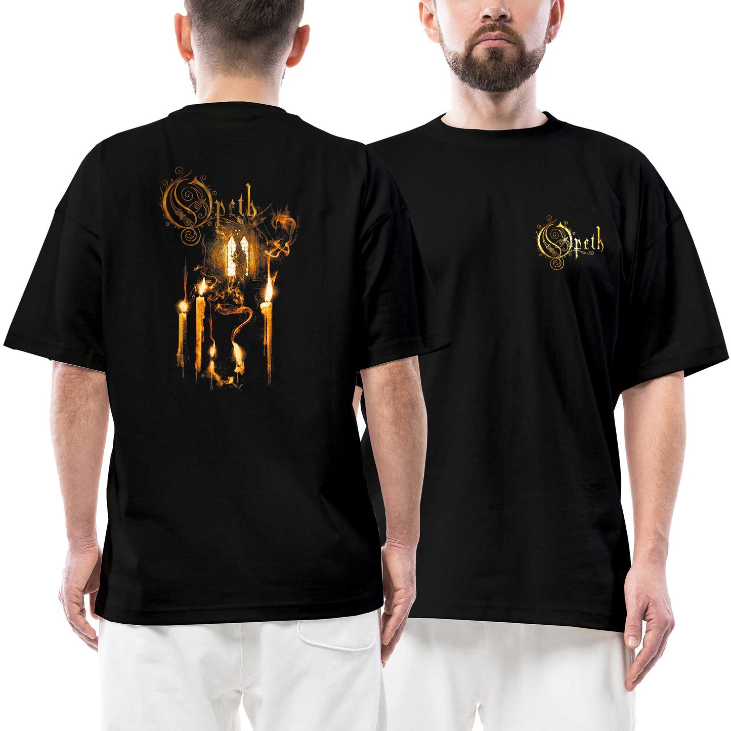 Opeth Ghost Reveries Ön Arka Baskılı Siyah Oversize Tişört