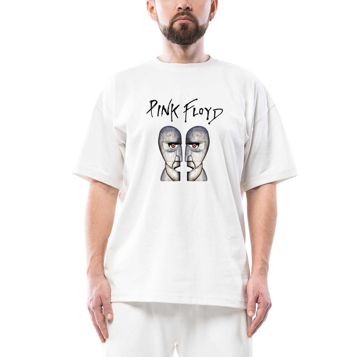 Pink Floyd The Divison Bell Oversize Beyaz Tişört