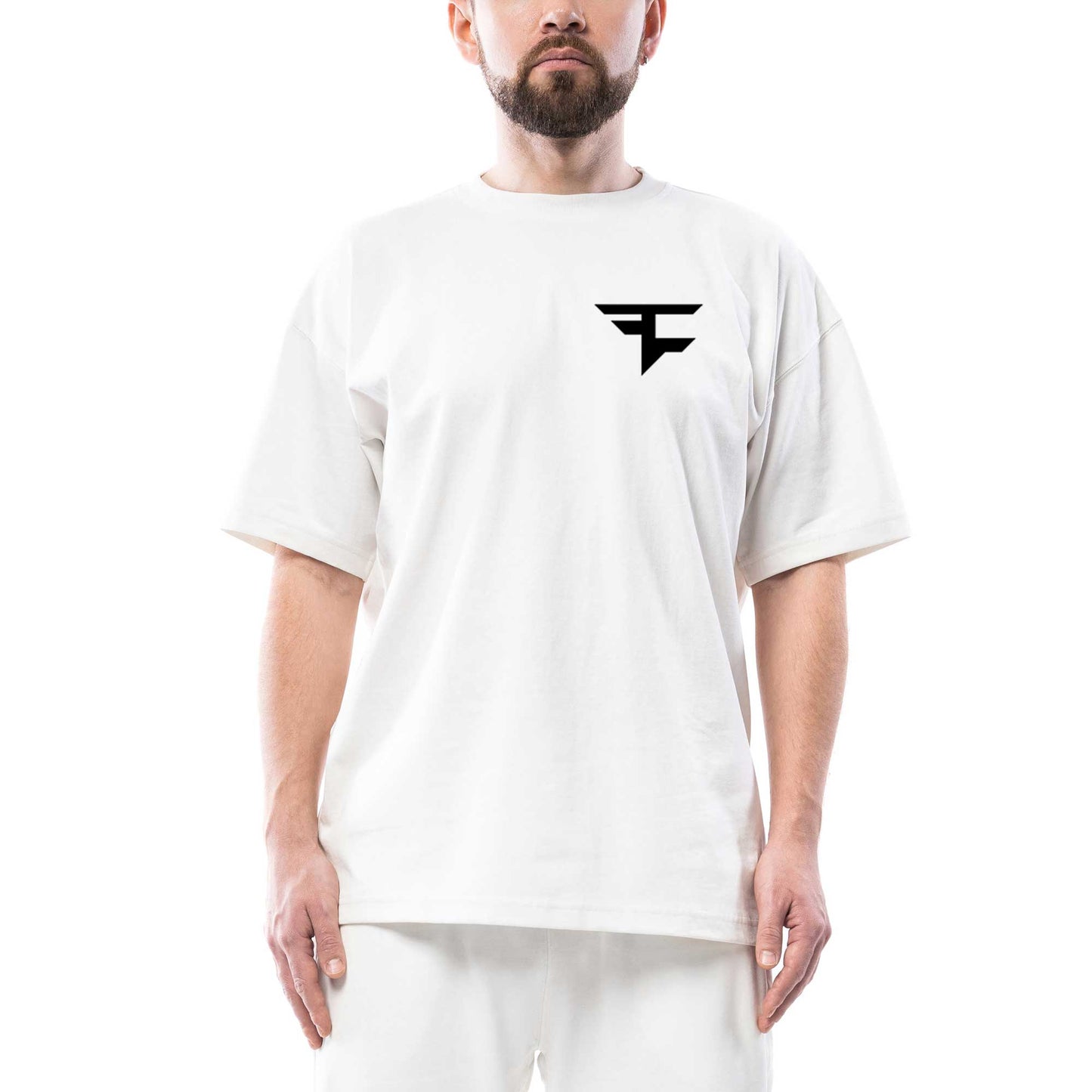 Faze Clan Red Oversize Beyaz Tişört