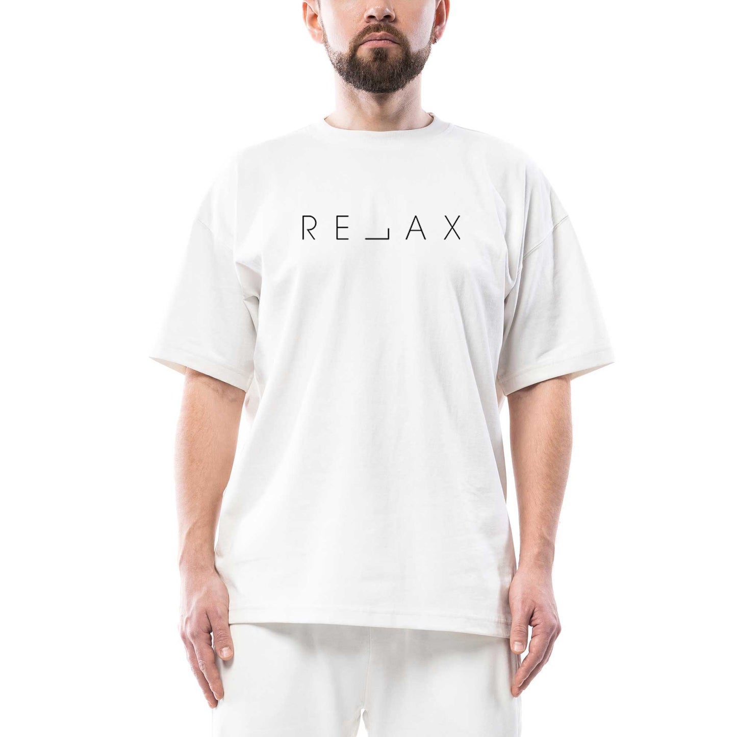 Relax Oversize Beyaz Tişört