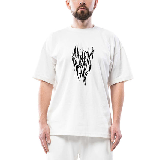 Sanitys Fall Oversize Beyaz Tişört