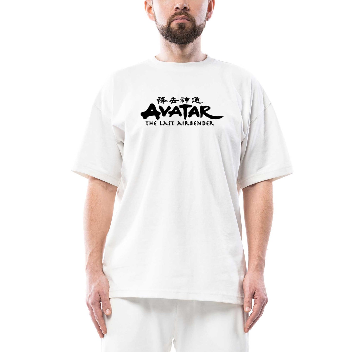 Avatar The Last Airbender Oversize Beyaz Tişört