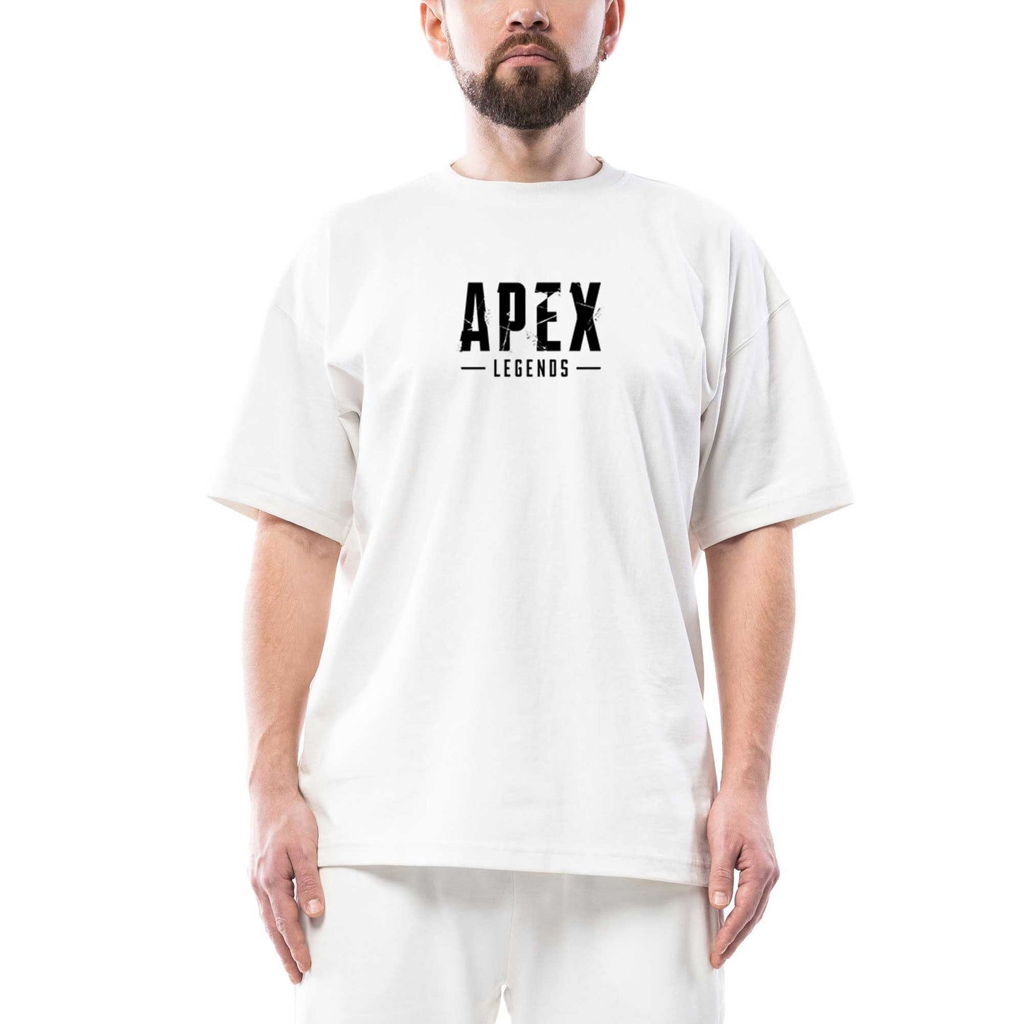 Apex Legends Classic Oversize Beyaz Tişört