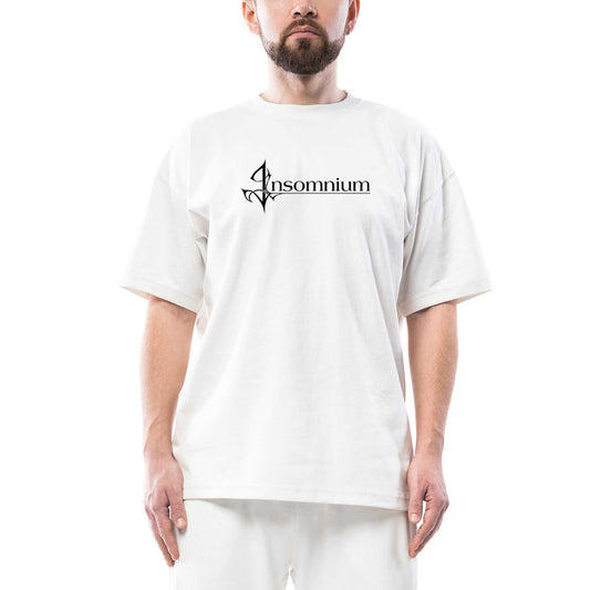 Insomnium Logo Oversize Beyaz Tişört