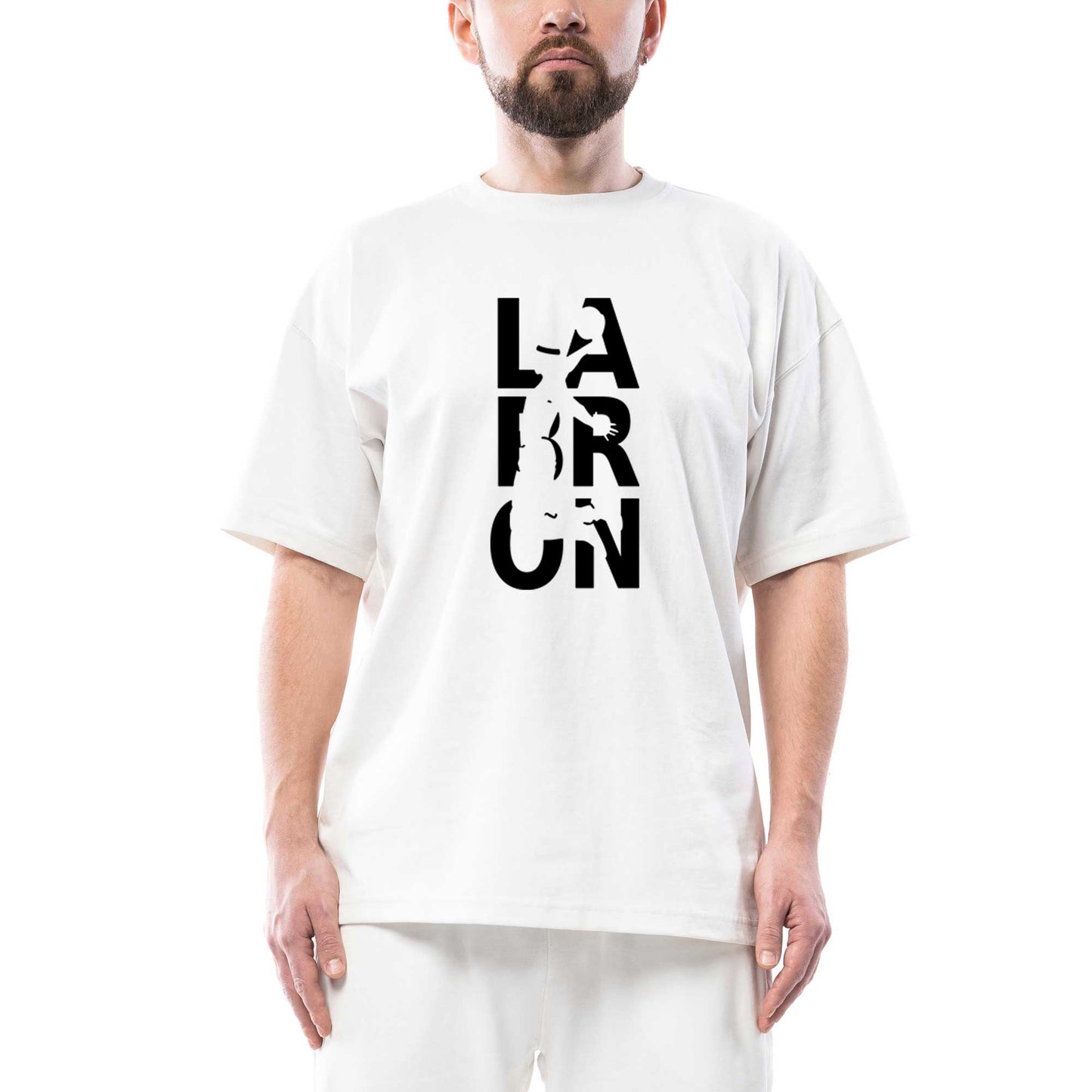 Lebron James Lakers Oversize Beyaz Tişört