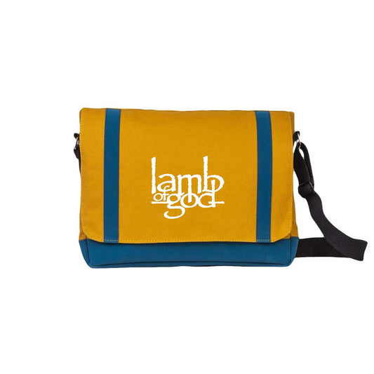 Lamb Of God Logo Sarı Renk Postacı Çantası