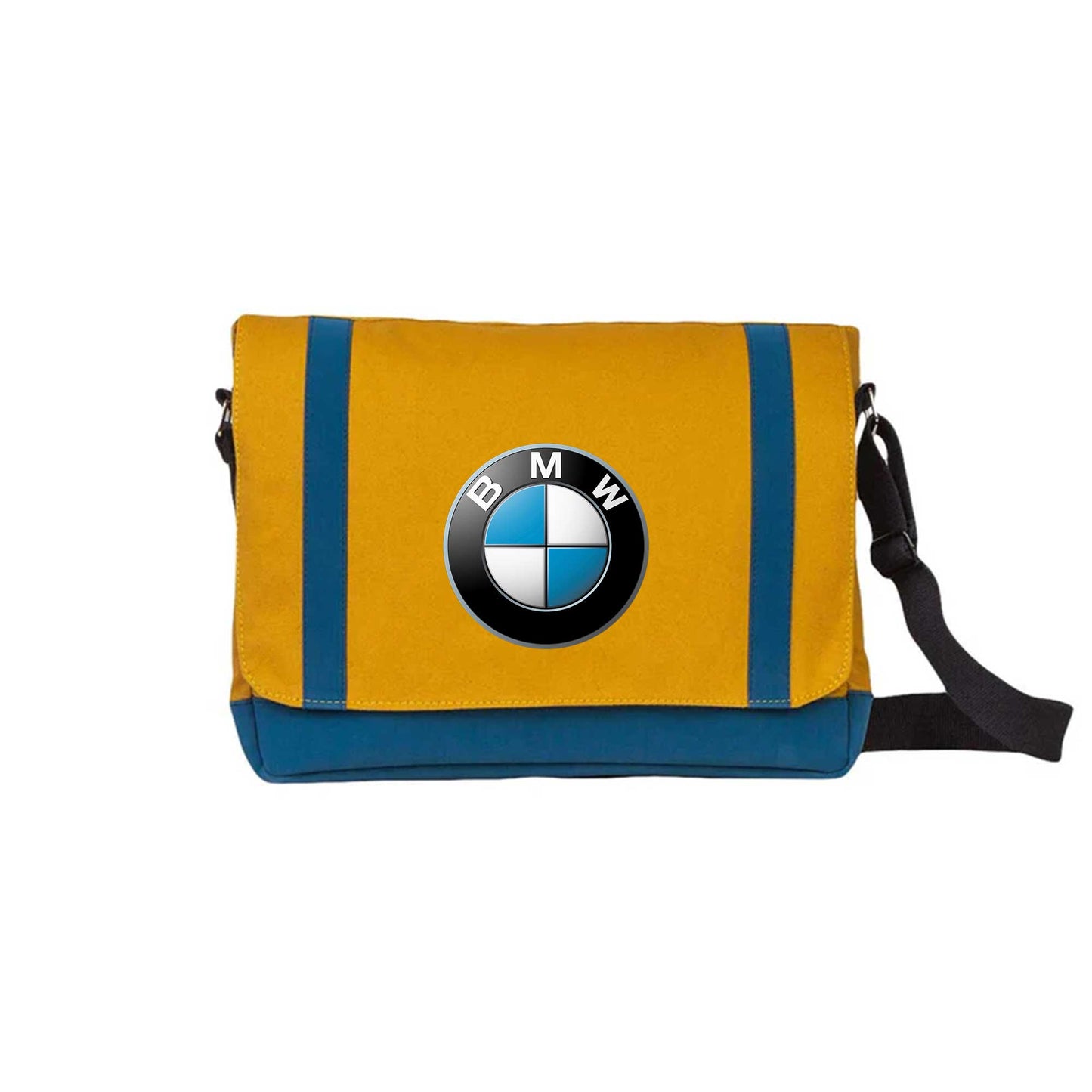 BMW Logo Sarı Renk Postacı Çantası