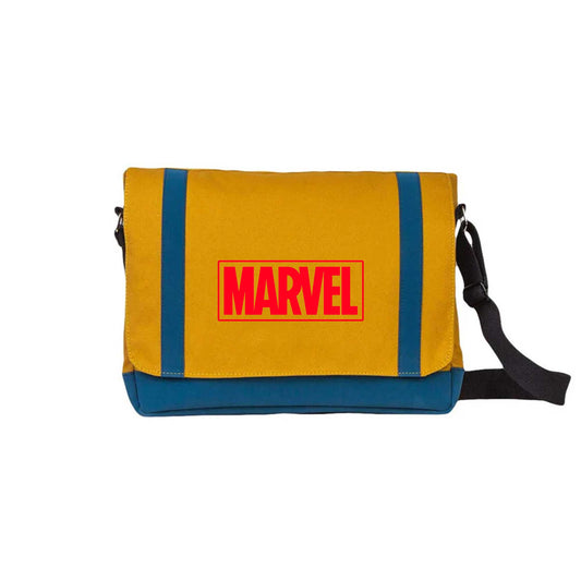Marvel Logo Sarı Renk Postacı Çantası