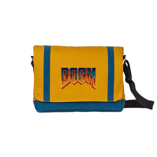 Doom Vintage Sarı Renk Postacı Çantası