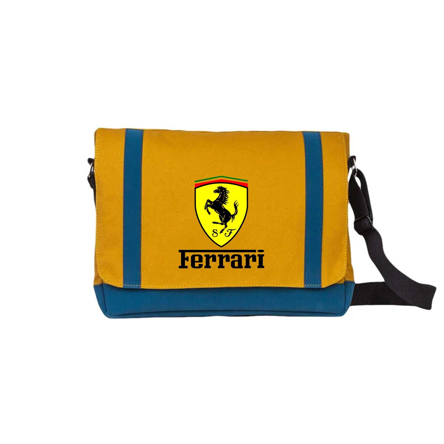 Ferrari Lite Sarı Renk Postacı Çantası