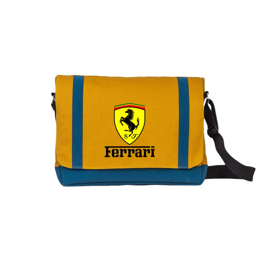 Ferrari Lite Sarı Renk Postacı Çantası