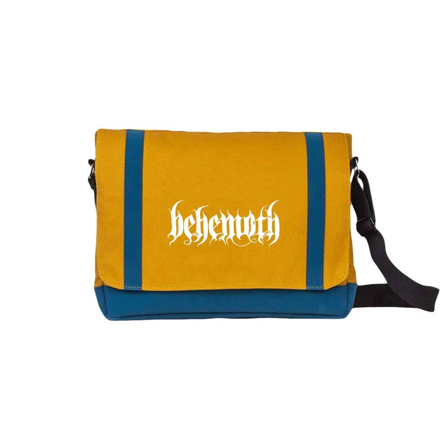 Behemoth Classic Logo Sarı Renk Postacı Çantası