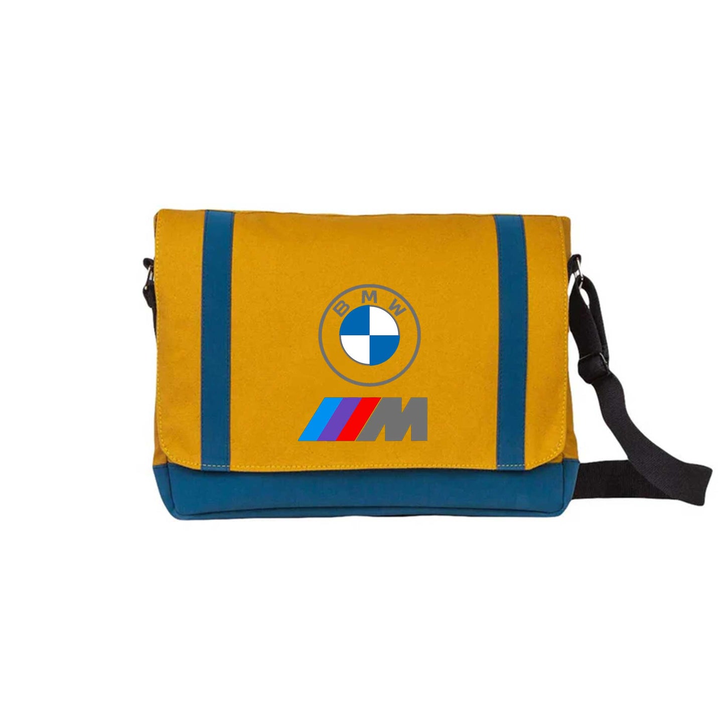 Bmw Logo M Power kalp üzeri Sarı Renk Postacı Çantası