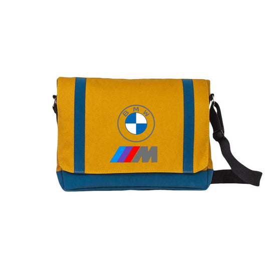 Bmw Logo M Power kalp üzeri Sarı Renk Postacı Çantası