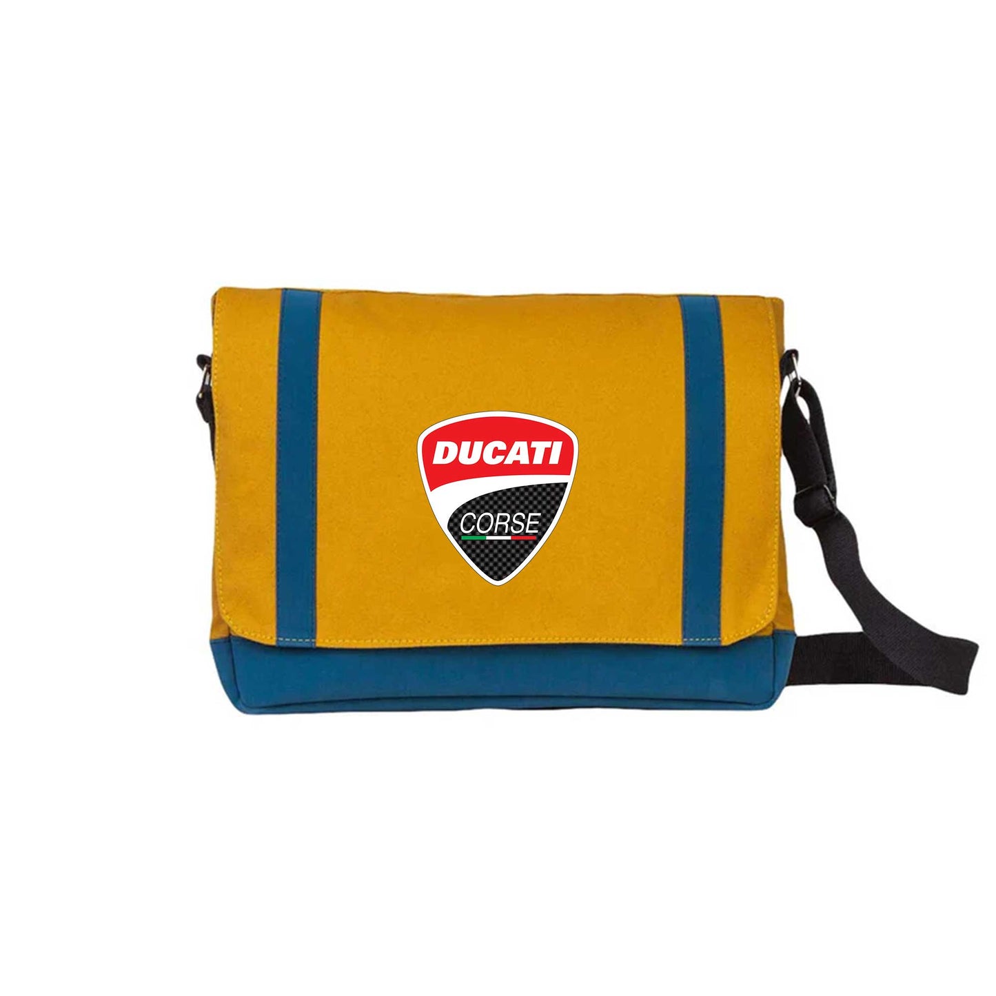 Ducati Corse Logo Sarı Renk Postacı Çantası