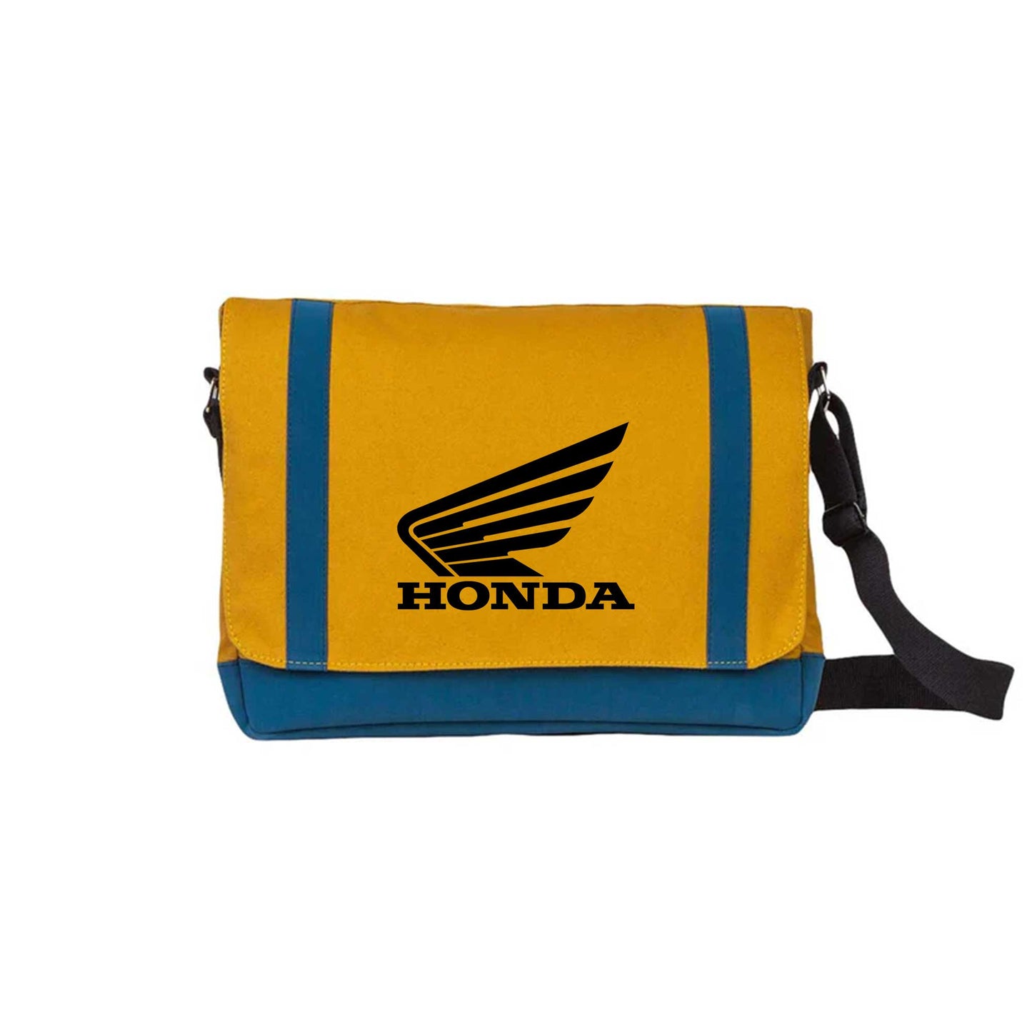 Honda motorcycle logo Sarı Renk Postacı Çantası