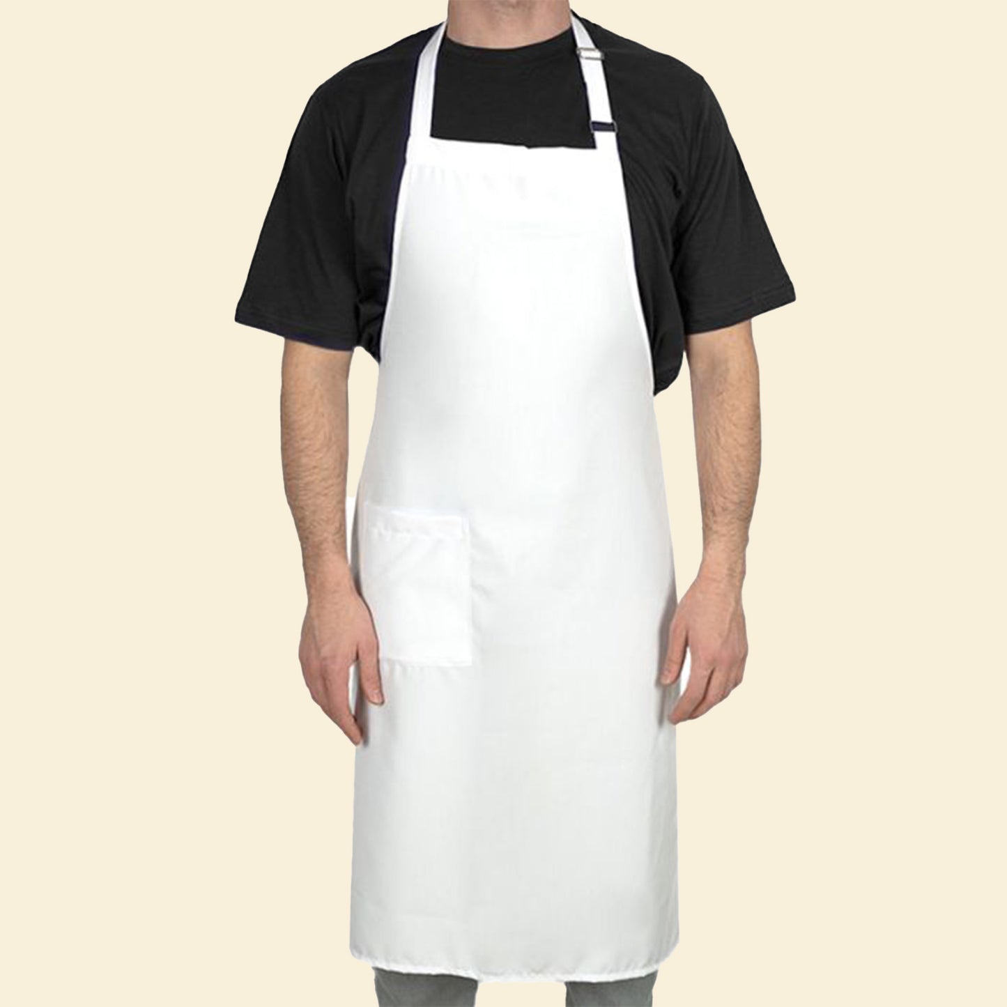 Mutfak Önlüğü Ayarlanabilir Beyaz Renk
