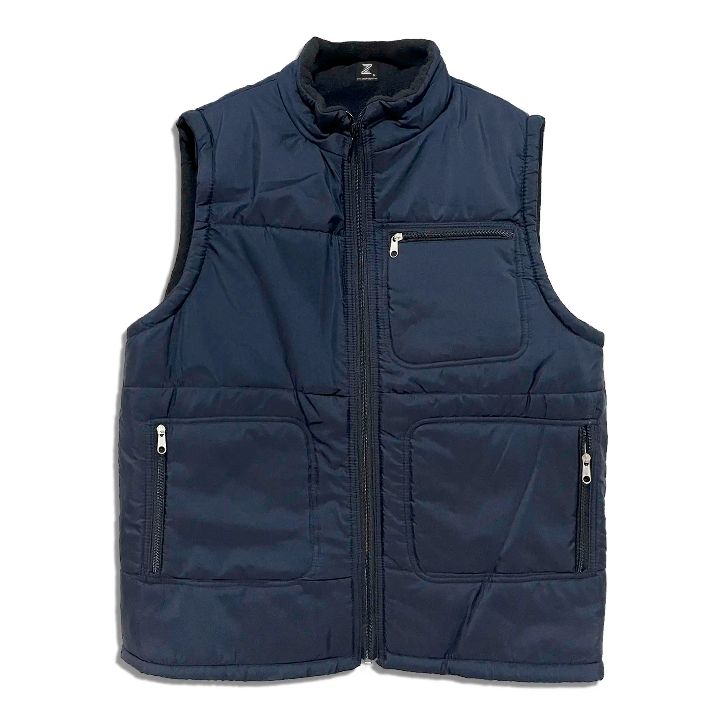 Yelek Baskısız İçi Polarlı Lacivert Renk