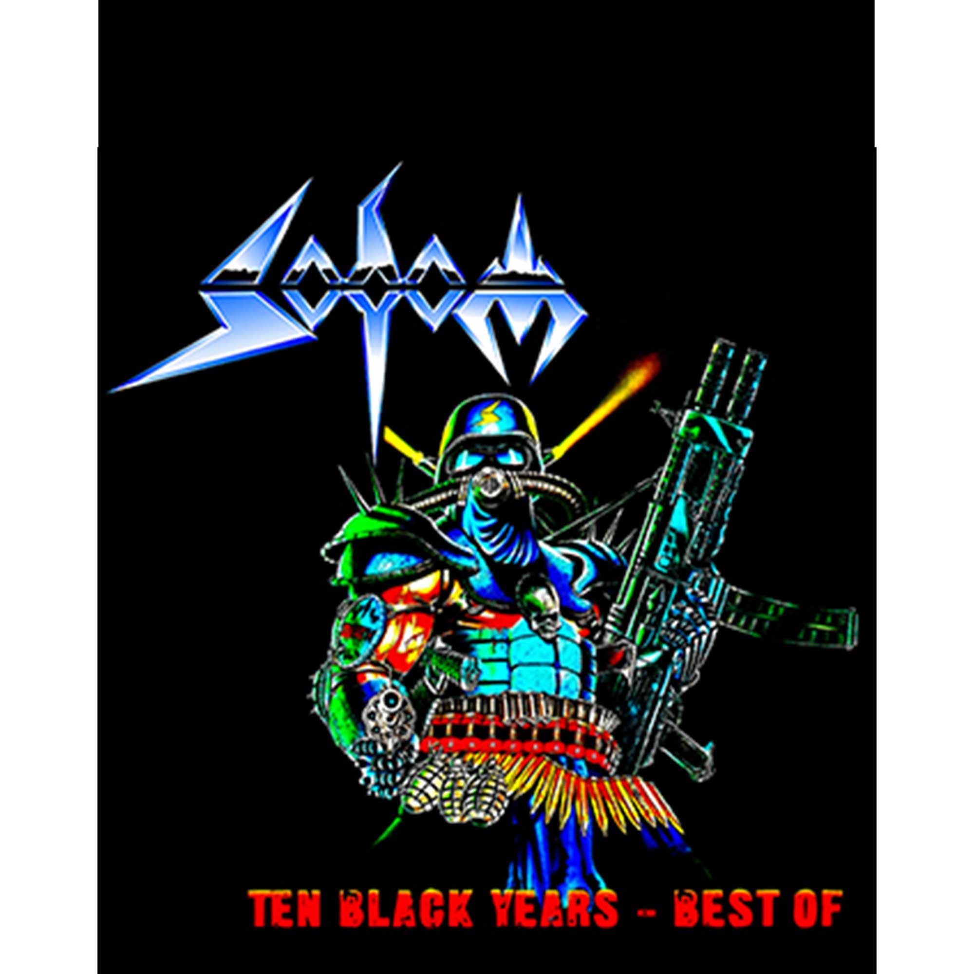 Sodom Ten Black Years Büyük Sırt Patch Yama