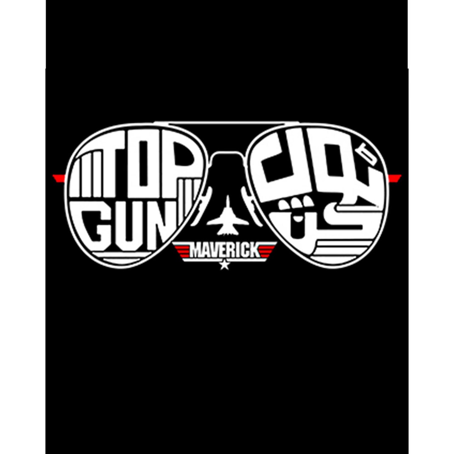 Top Gun Maverick Glasses Büyük Sırt Patch Yama