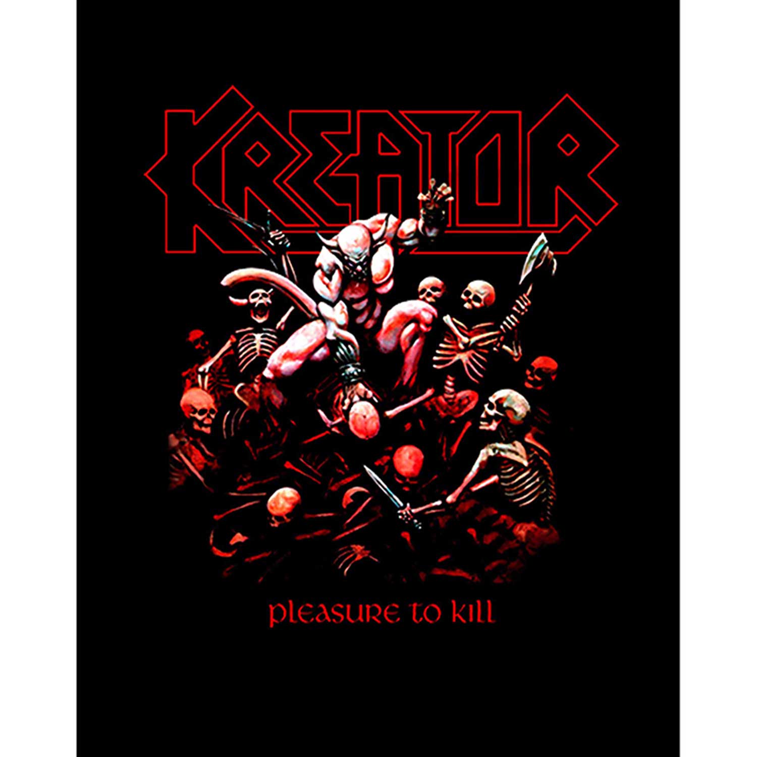 Kreator Pleasure to Kill Büyük Sırt Patch Yama