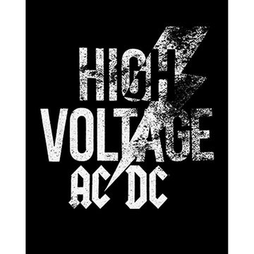 Ac Dc High Voltage Büyük Sırt Patch Yama